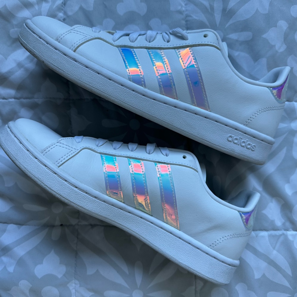 Adidas Grand Court Iridescent Trainers